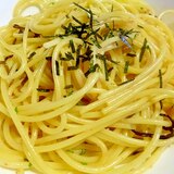 さっぱり！ランチに！大葉と塩昆布の和風パスタ